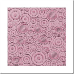 Abstract round pattern V Posters and Art